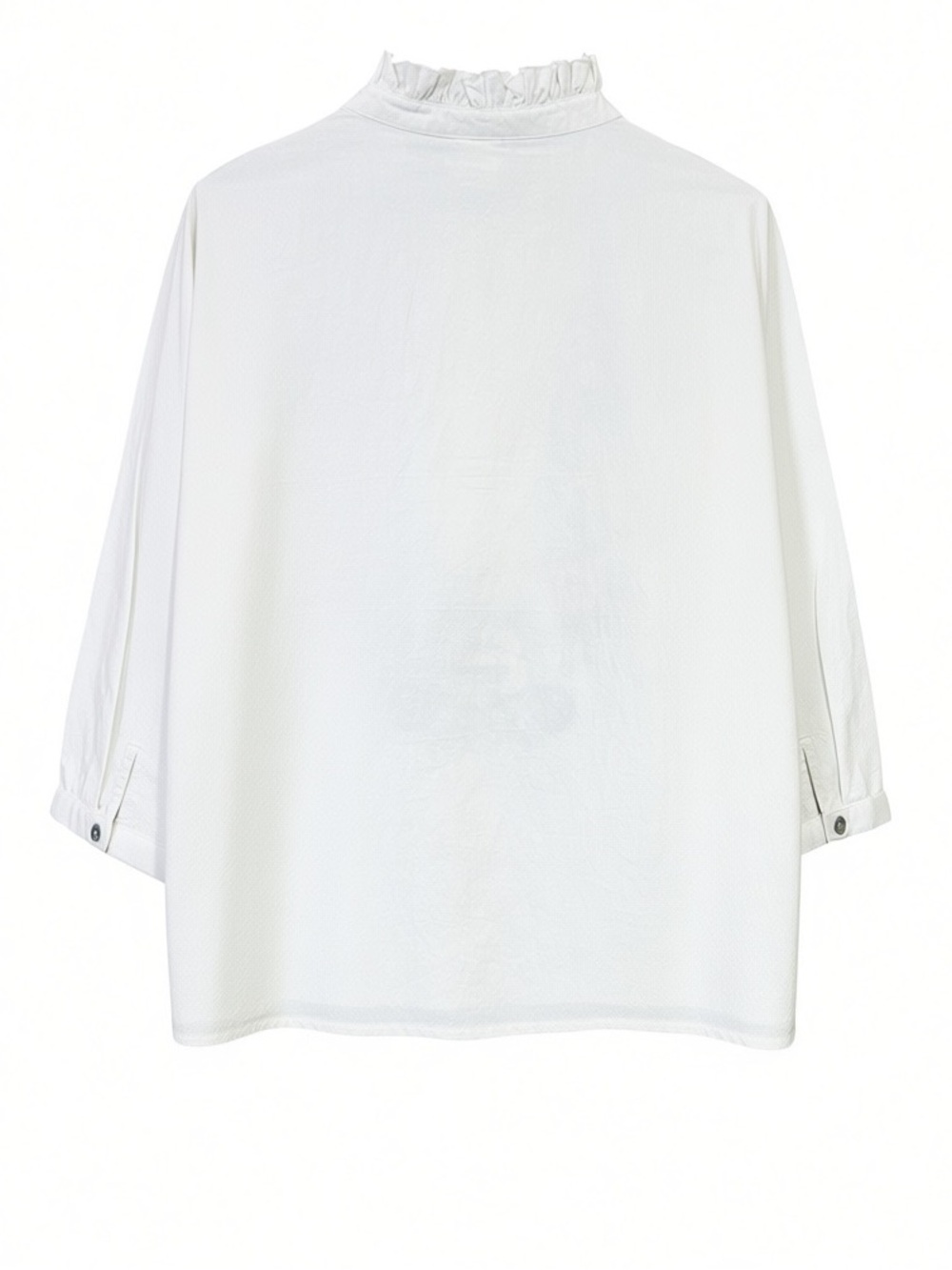 Sister Mary Juana Floral Embroidered Cotton Top White Size Small - Picture 4 of 11